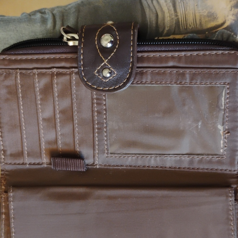 Western Style Embossed Wallet with Stud Accents - Picture 5 of 12
